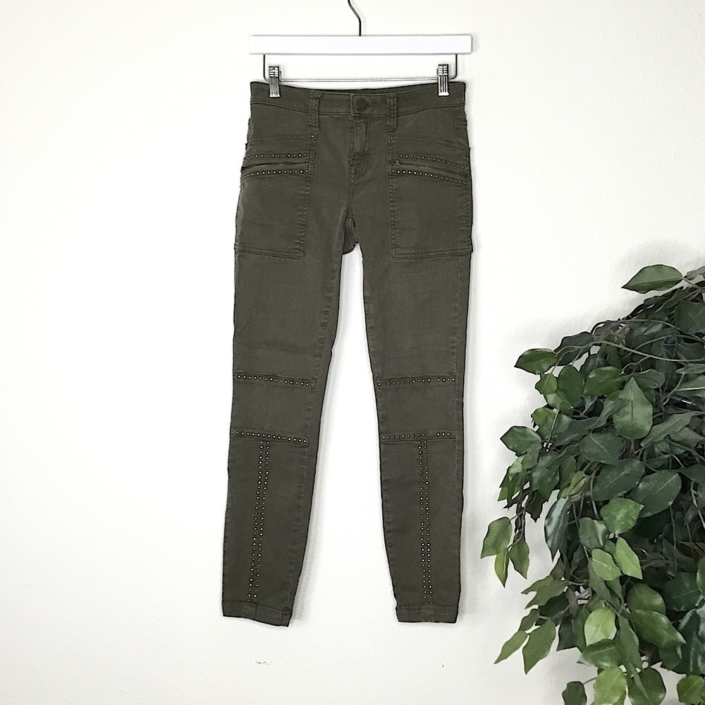 Joie Jeans Skinny Legs Studded Pants